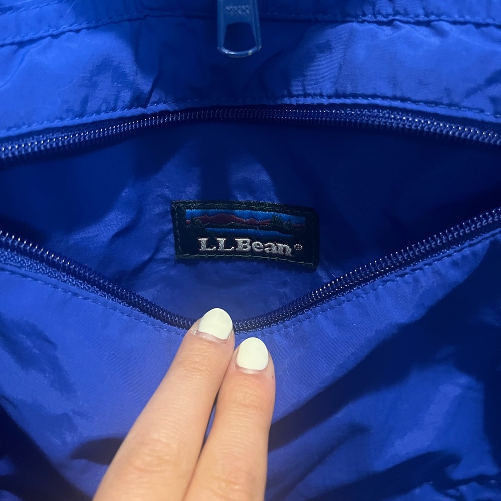 L.L. Bean vintage blue windbreaker - Picture 5 of 5